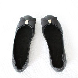 Bandolino Black Bow Ballet Flats Size 7